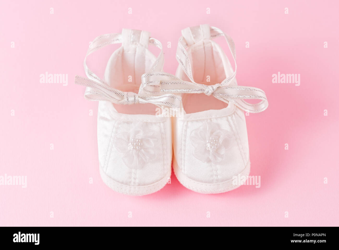 New born pink shoes hi res stock photography and images Alamy
